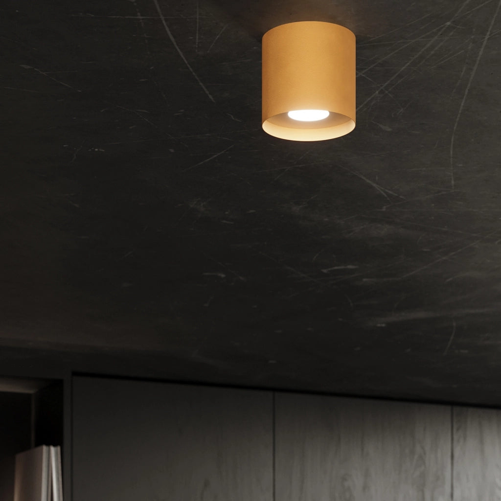 Faretto soffitto tondo oro Ø12cm GU10 10W Kiruna Pure