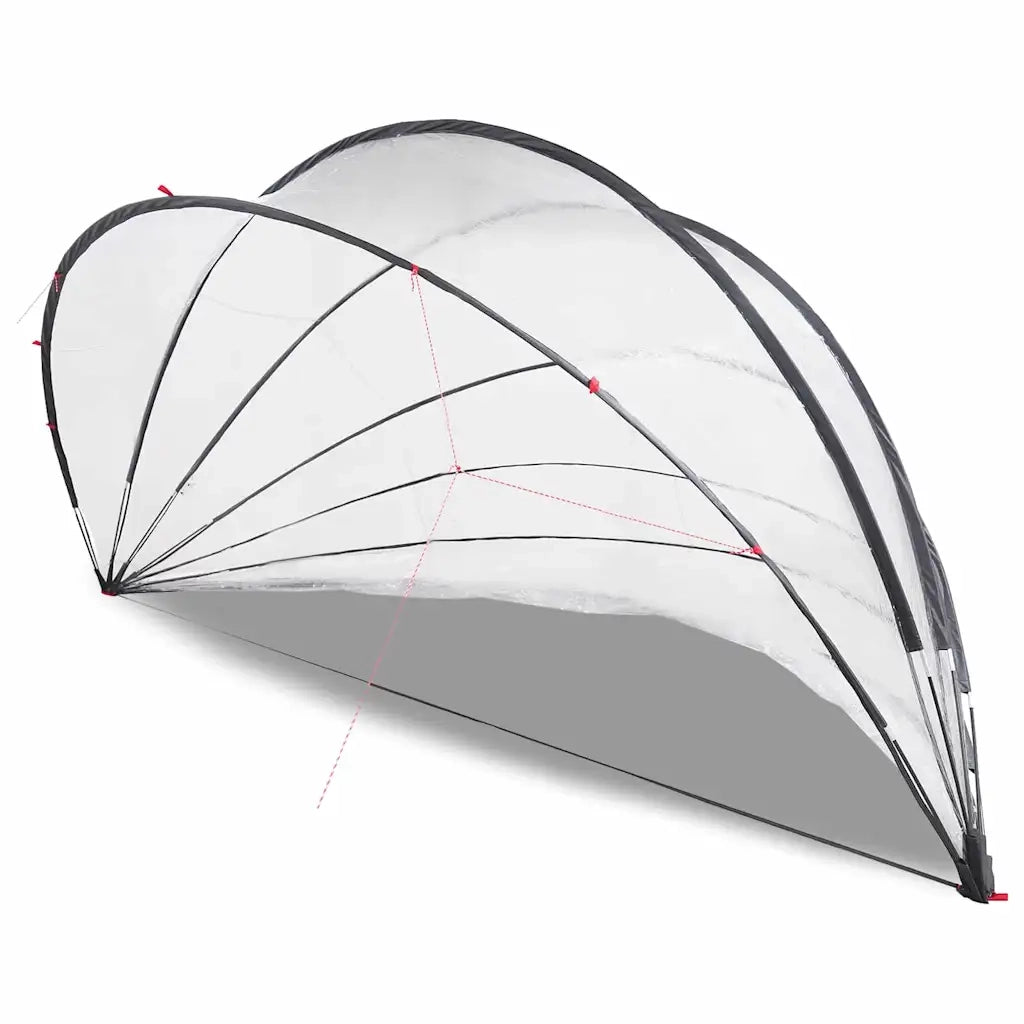 Dome Piscina Trasparente 592 x 590 x 275 cm PVC