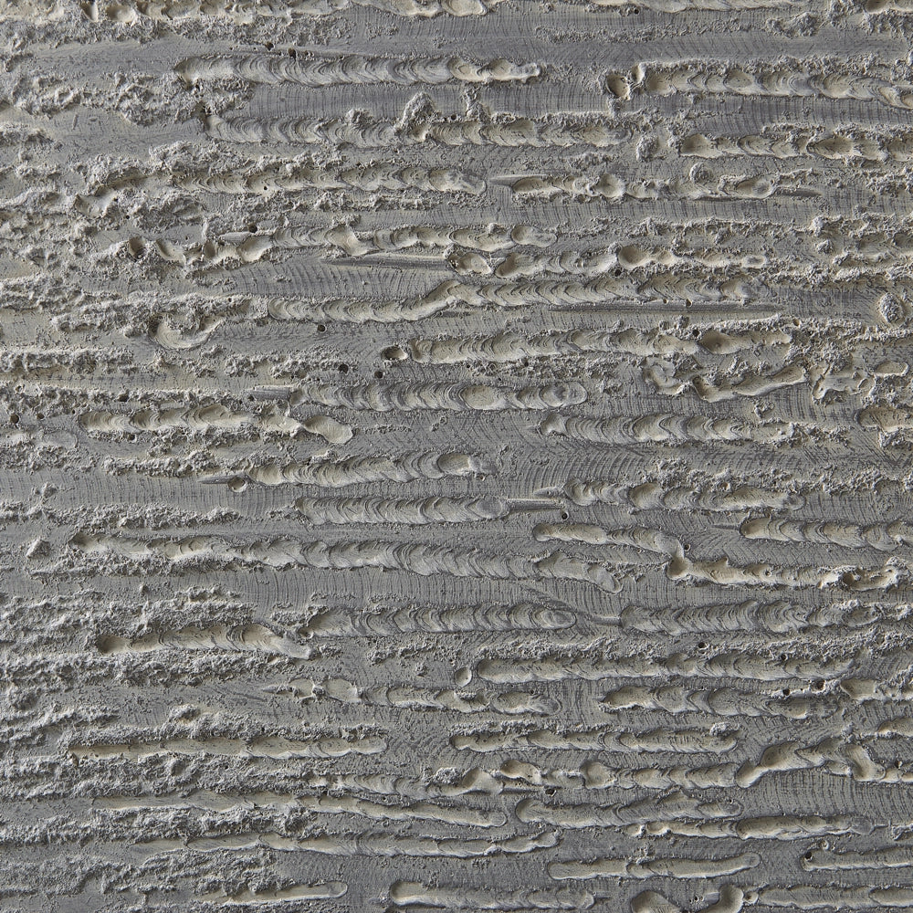 Vaso per piante in pietra grigia 34 x 80 x 56 cm Fioriera rettangolare per interni ed esterni