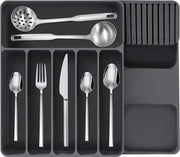 Organizzatore di cucina, contenitore per utensili da tavola per cassetti, magazzino di cucina e organizzazione, organizzatore di cassetti per cucina, contenitore per utensili da tavola