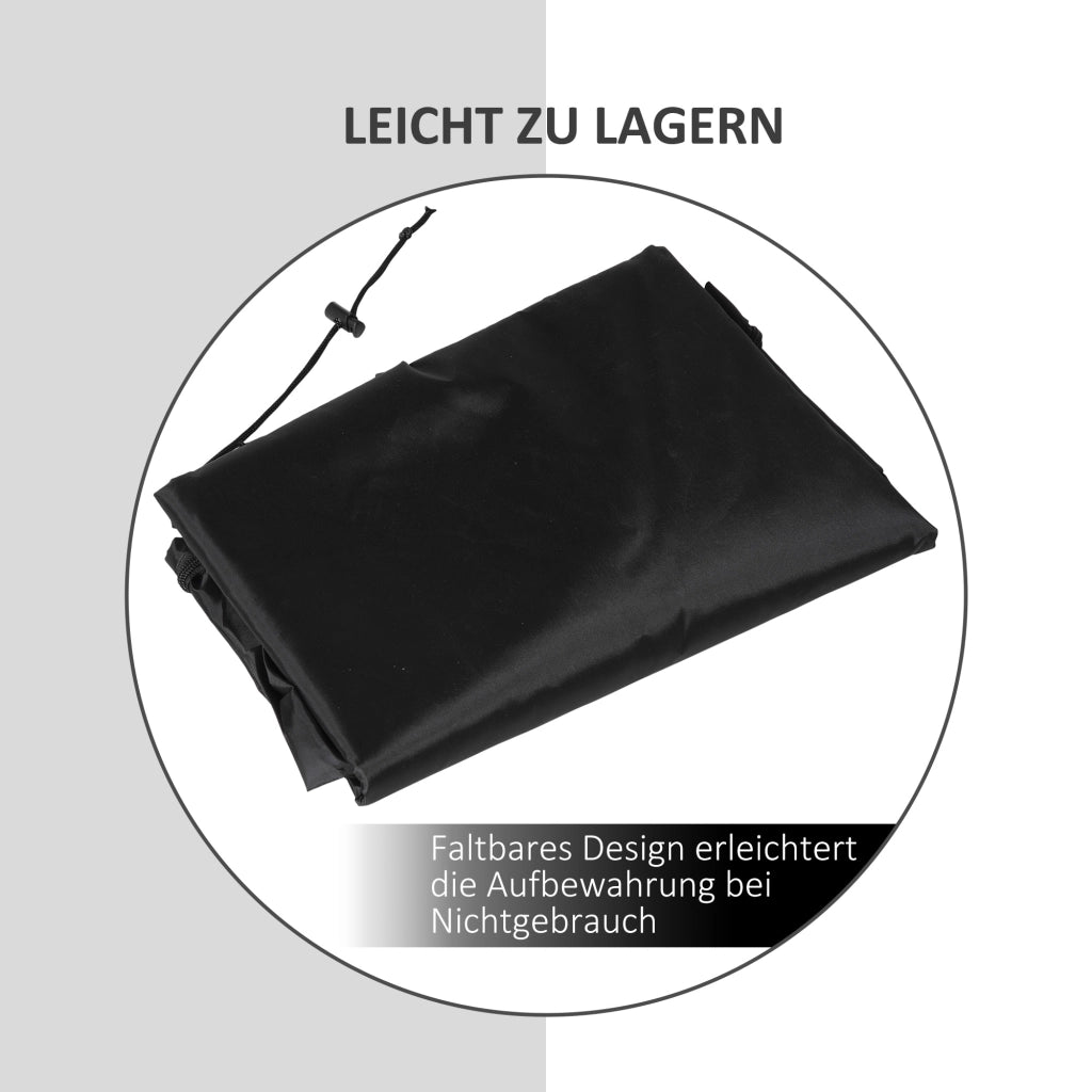 Copertura per sedia a dondolo sospesa impermeabile antivento ¨C zephmum ¨C 115x190 cm nera