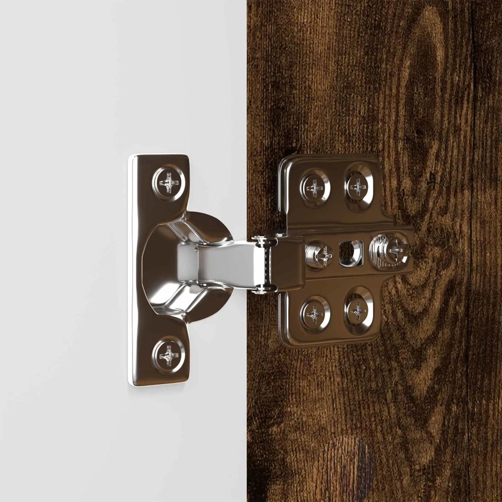 Mobile da Bagno con cassetto Rovere fumé 30,5 x 30 x 101 cm 888742
