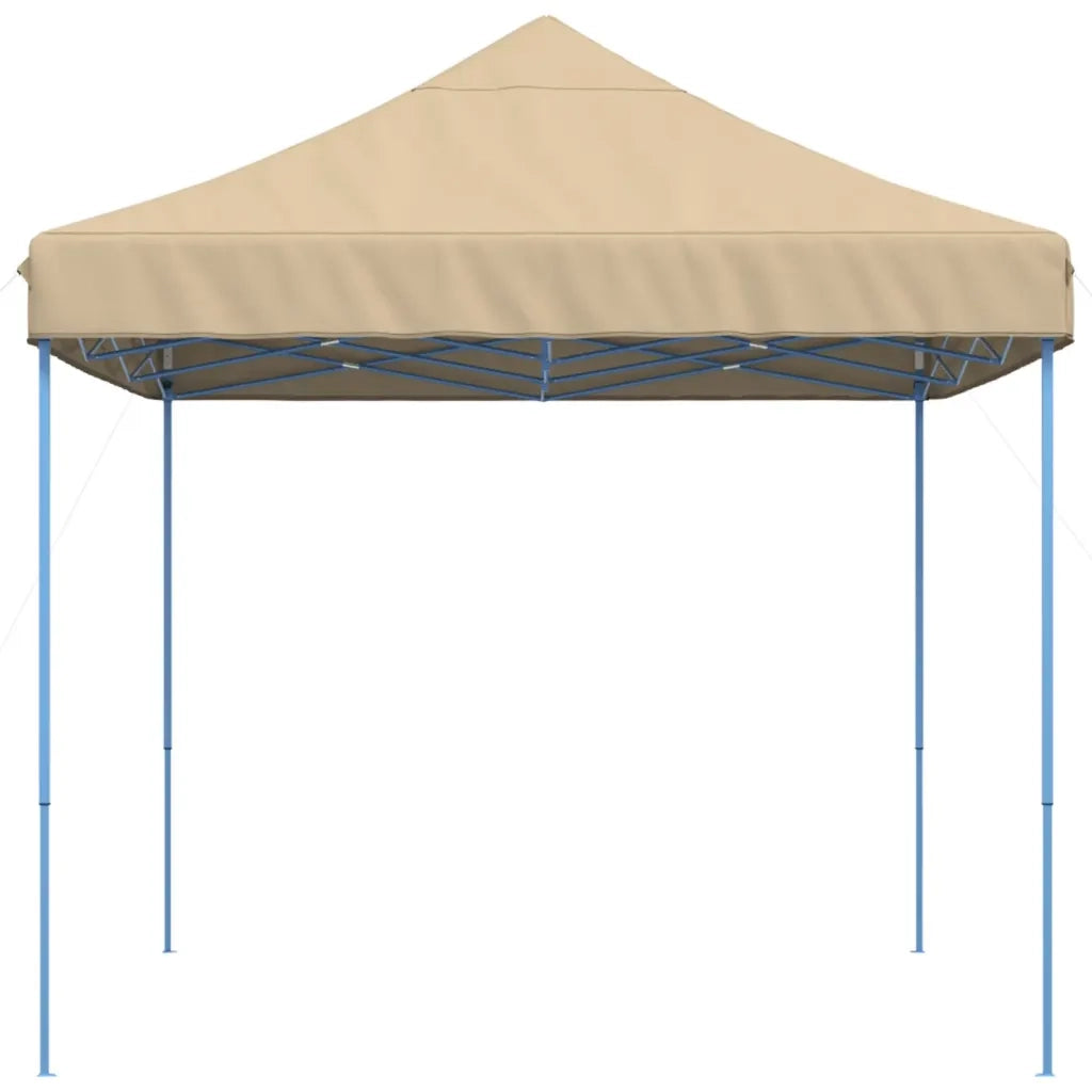 Tenda da Festa Pieghevole Pop-Up Beige 410x279x315 cm 4005007