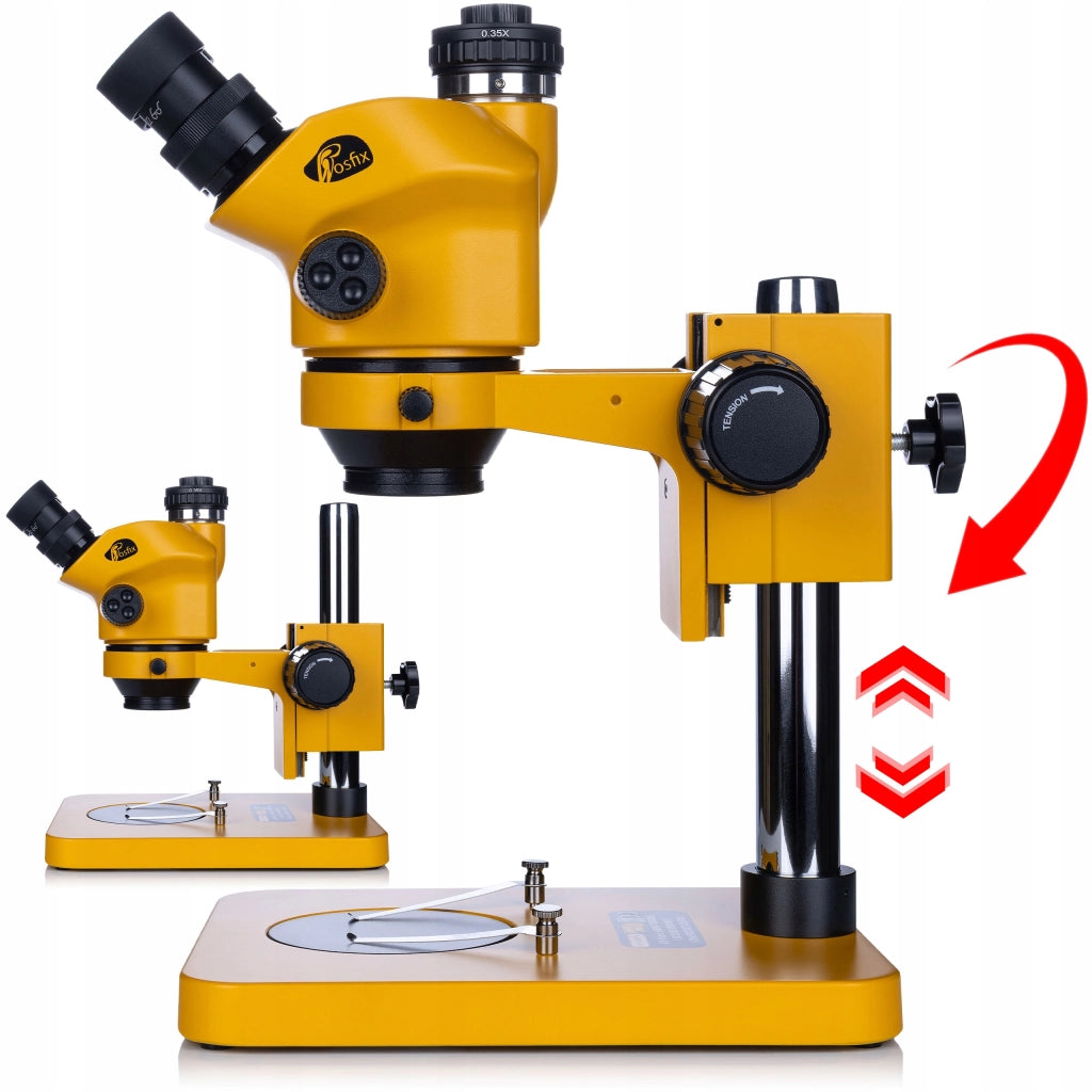 Mikroscopio Trinoculare 7–50x con Fotocamera FullHD HDMI/VGA e Lente Barlow 0.5x – Set Professionale per Ispezione e