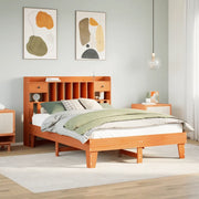vidaXL Letto senza Materasso Marrone Cera 150x200 cm in Legno di Pino