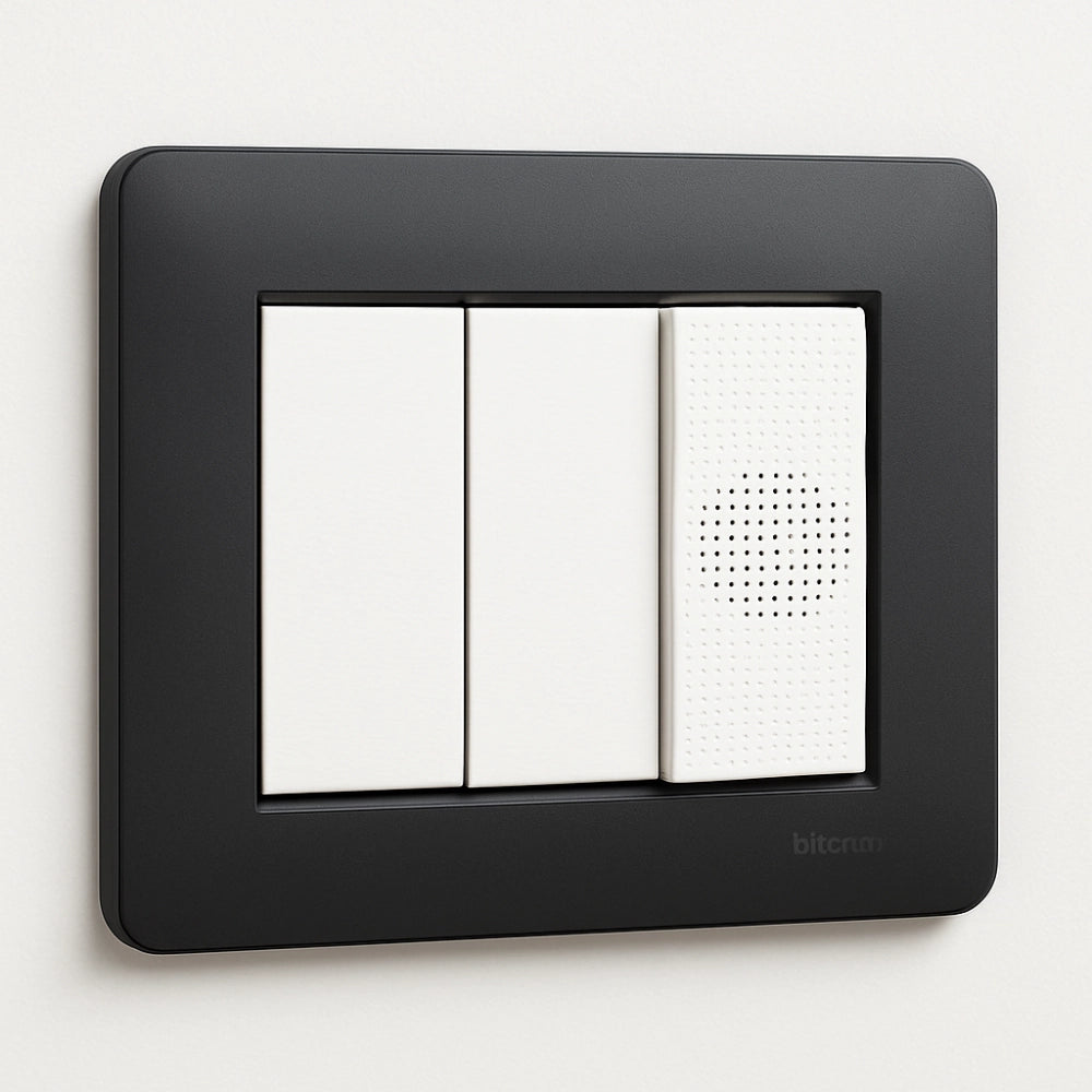 Cover suoneria bticino living now 1 modulo design elegante e funzionale *** colore bianco, confezione 1