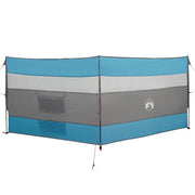 Frangivento da Campeggio Blu 340x130 cm Impermeabile CFW7140239