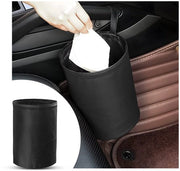 Contenitore per rifiuti auto-schermante - Impermeabile - Ripiegabile - Portatile - Pelle - 16 cm di diametro - 20 cm di altezza