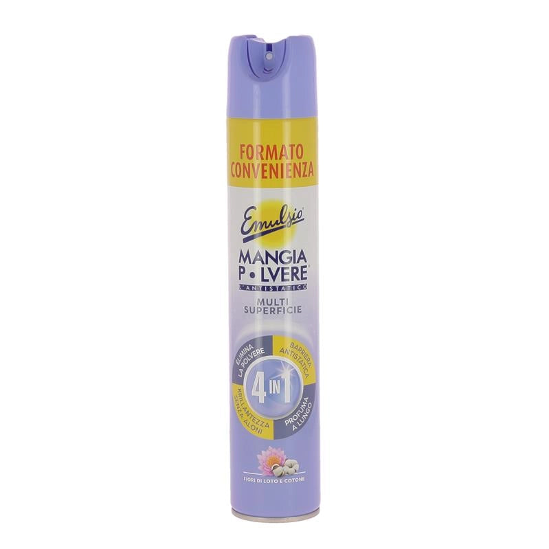 EMULSIO SPRAY MANGIA POLVERE 400 ML FIORDI LOTO E COTONE OKY