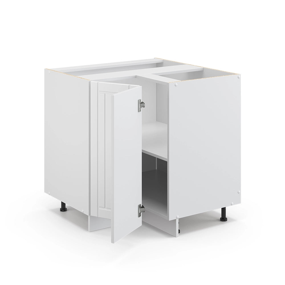 Mobile ad angolo cucina Fame-Line Bianco rustico/Bianco 80.5 cm, PL Antracite Vicco