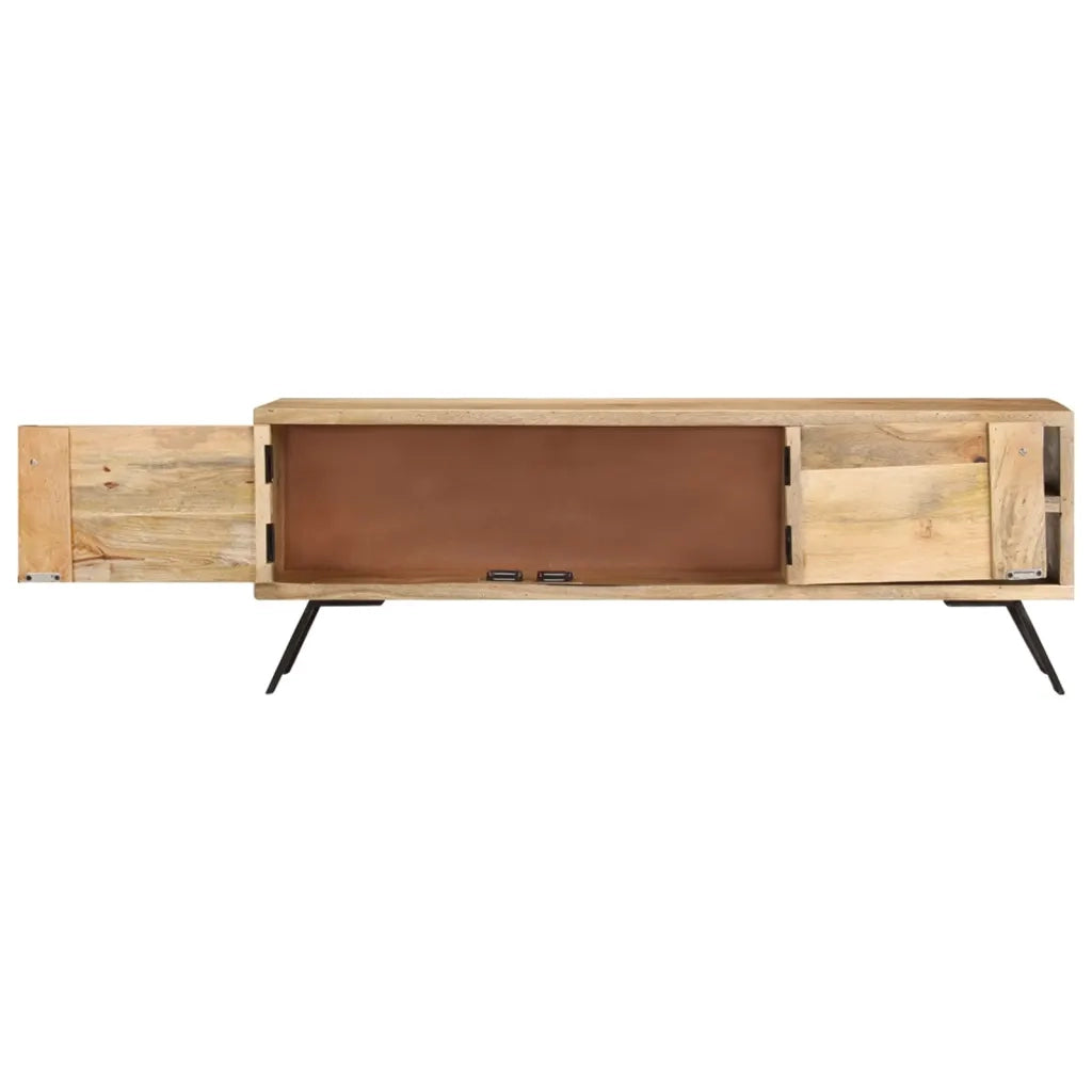 Mobile TV | Armadietto TV | Mobile Porta TV 110x30x40 cm in Legno Massello di Mango