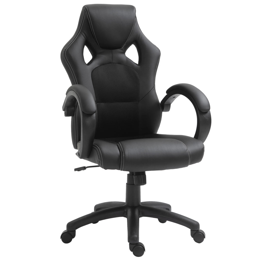Sedia da Gaming Regolabile e Reclinabile ¨C Zephmum ¨C Nera 71x61x108-118 cm