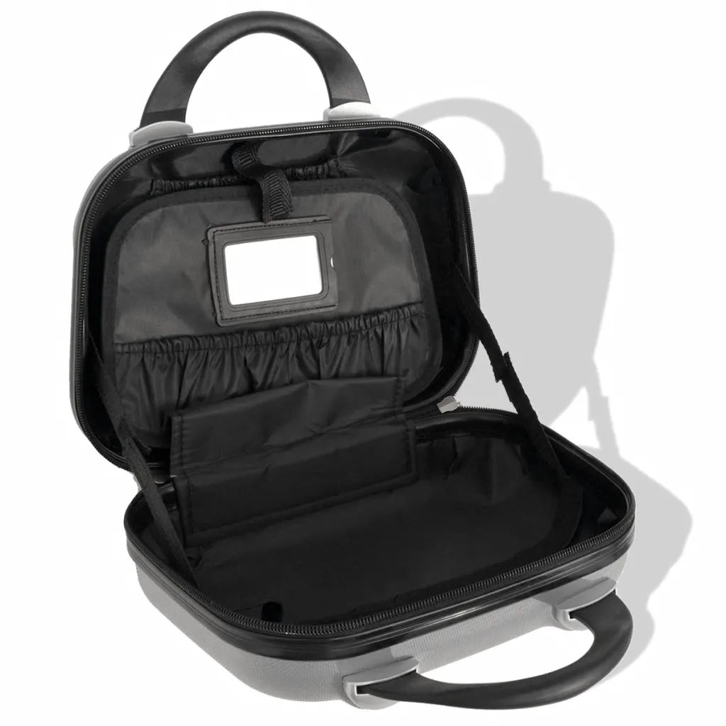 4 pz. Set di Trolley Rigidi Argento CFW9683936