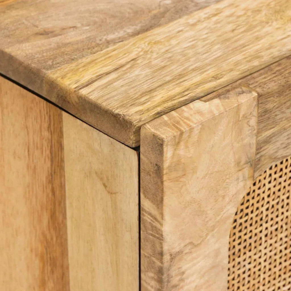 Credenza Marrone 80 x 33 x 75 cm Legno di mango massello