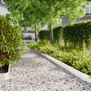Bordura per Prato 30 pz 15 x 103 cm Acciaio Bianco 8014179