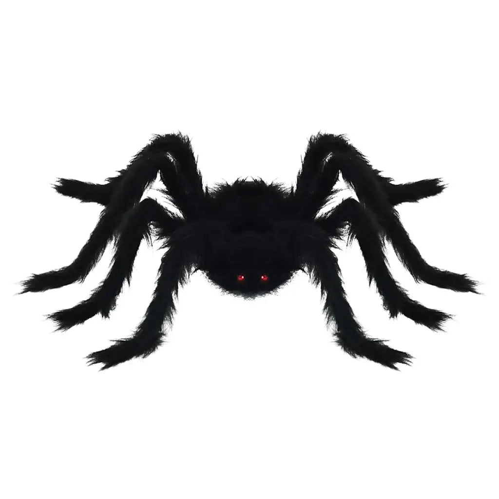 Decorazione Ragno di Halloween 6 pz Nero 75 cm CFW5016955