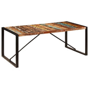 Tavolo da Pranzo 200x100x75 cm in Legno Massello di Recupero