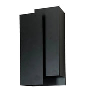 Applique minimalista nera rettangolare Wall 2xG9 8W Luminex