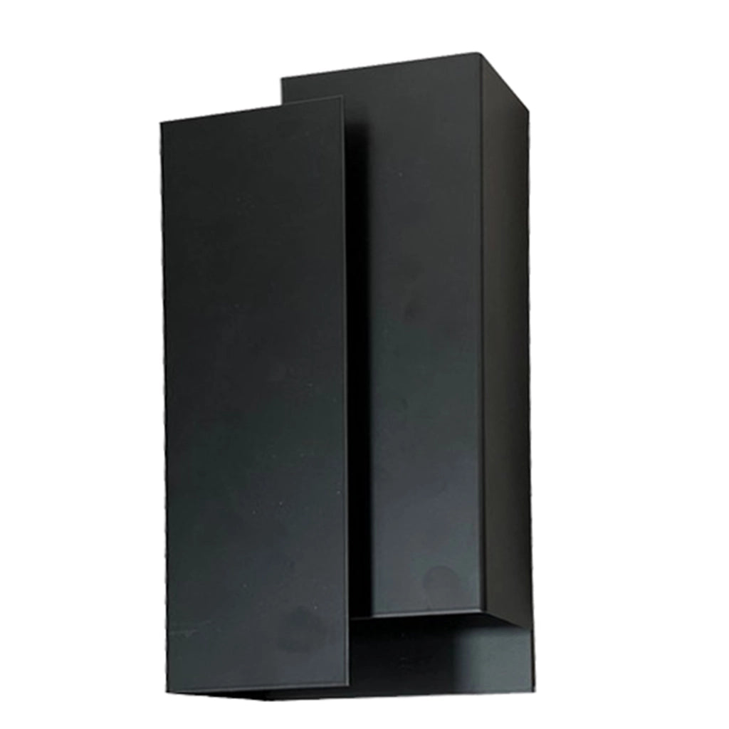 Applique minimalista nera rettangolare Wall 2xG9 8W Luminex