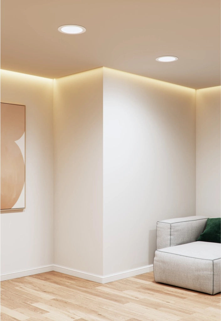 Thessis Faretto LED da Incasso 15W 90° Switch Technology 3000K/4000K/5000K Dimmerabile TRIAC Nero Opaco Design Moderno per Interni Professionale