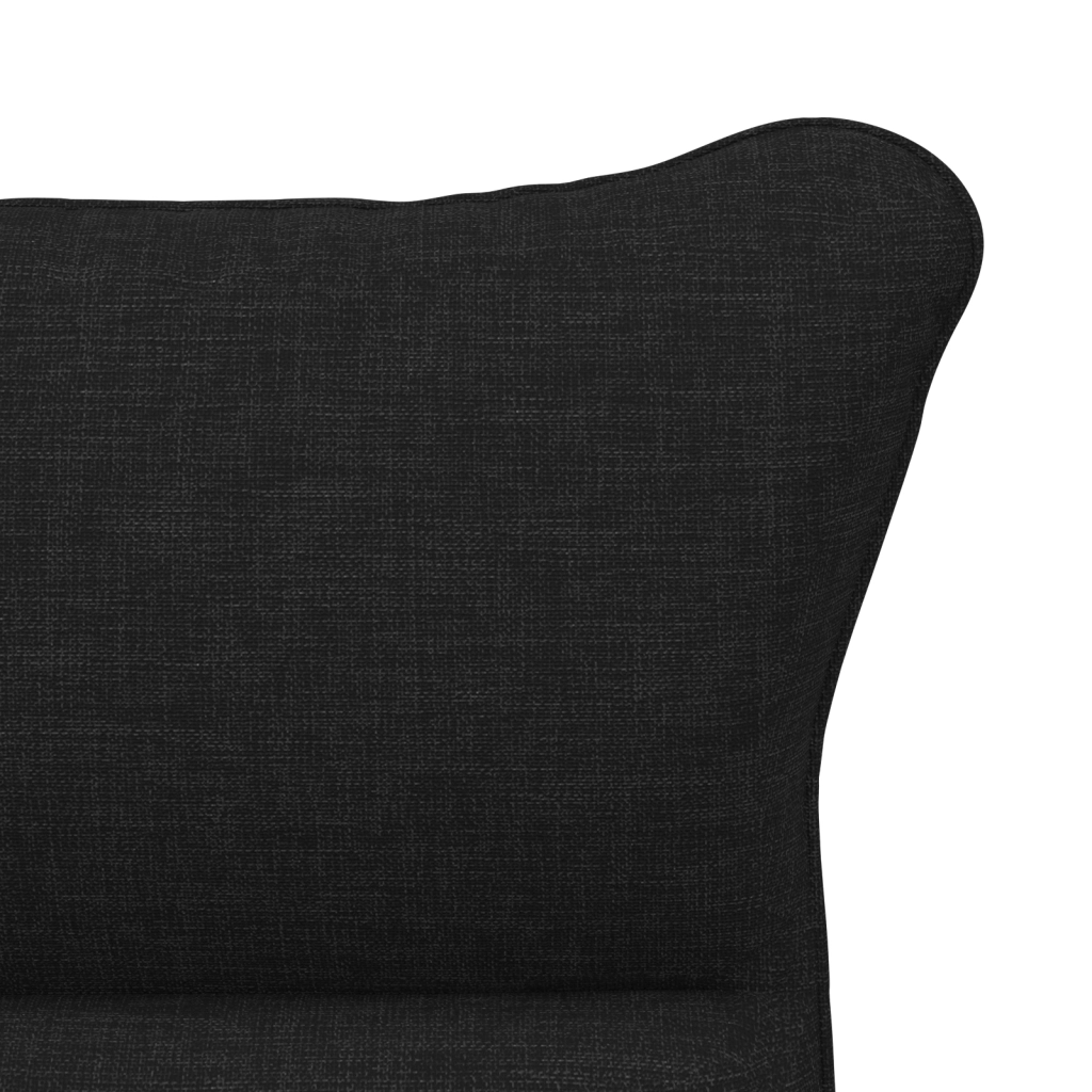Poltrona Rilassante in Tessuto Nero