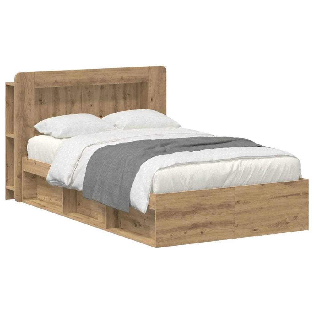 Telaio del letto con storage Rovere Artigianale 120 x 200 cm