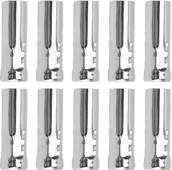 Sostegno a candela E14 - 10 pezzi - Alta qualità acciaio - Adatto per lampadari a soffitto - Facile da sostituire - Design retrò - Sostegno lampada