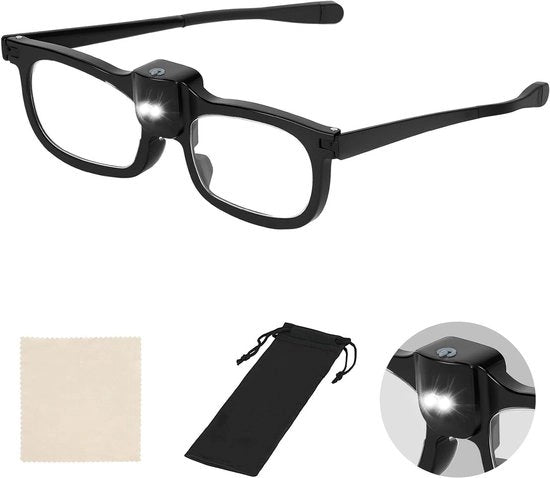 Vergrootglas Premium con Luce 200x Lezionario Handsfree Visore per Hobby e Fai da Te