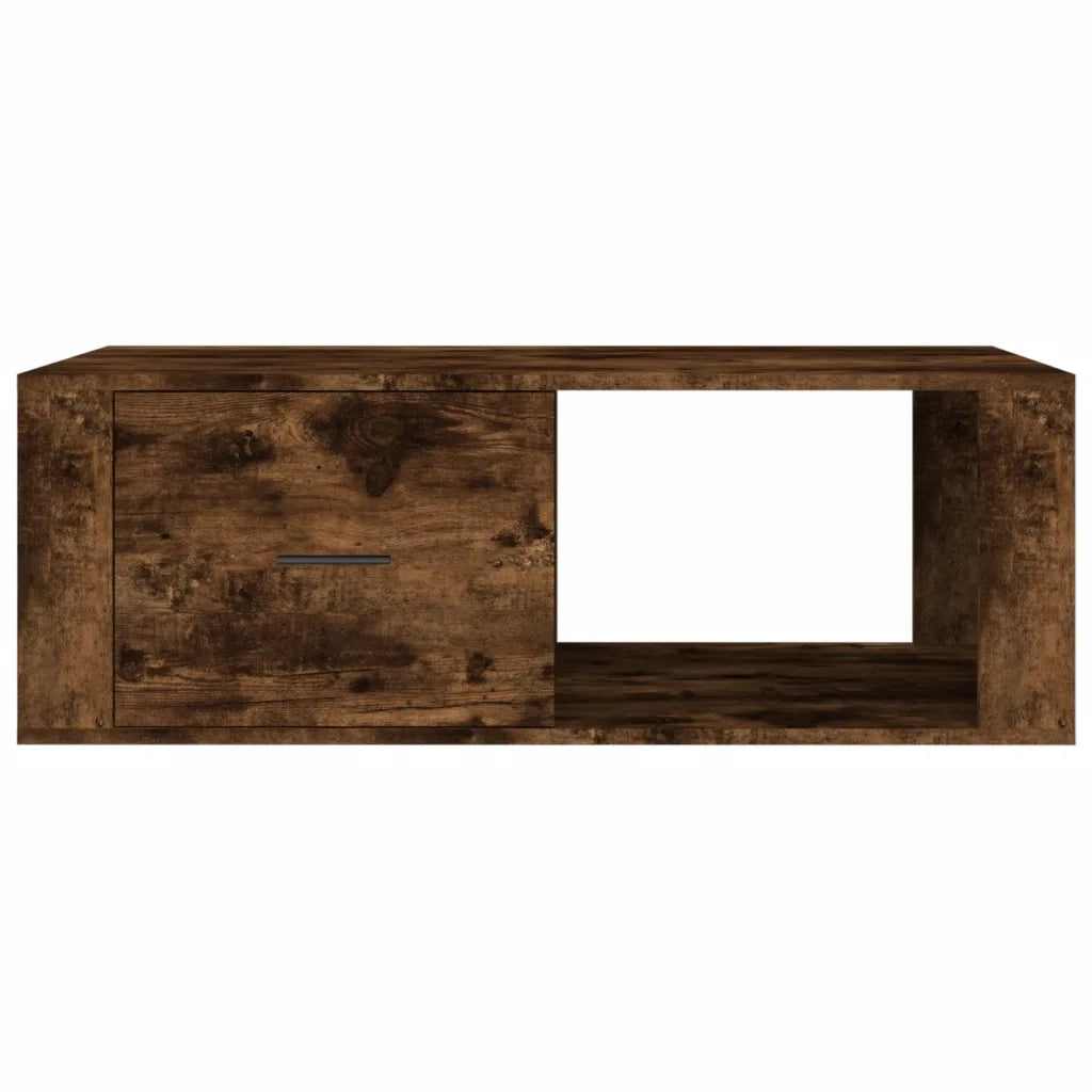 Tavolino da salotto | Tavolino da caff¨¨ | Tavolino da Soggiorno Rovere Fumo 100x50,5x35cm Legno Multistrato