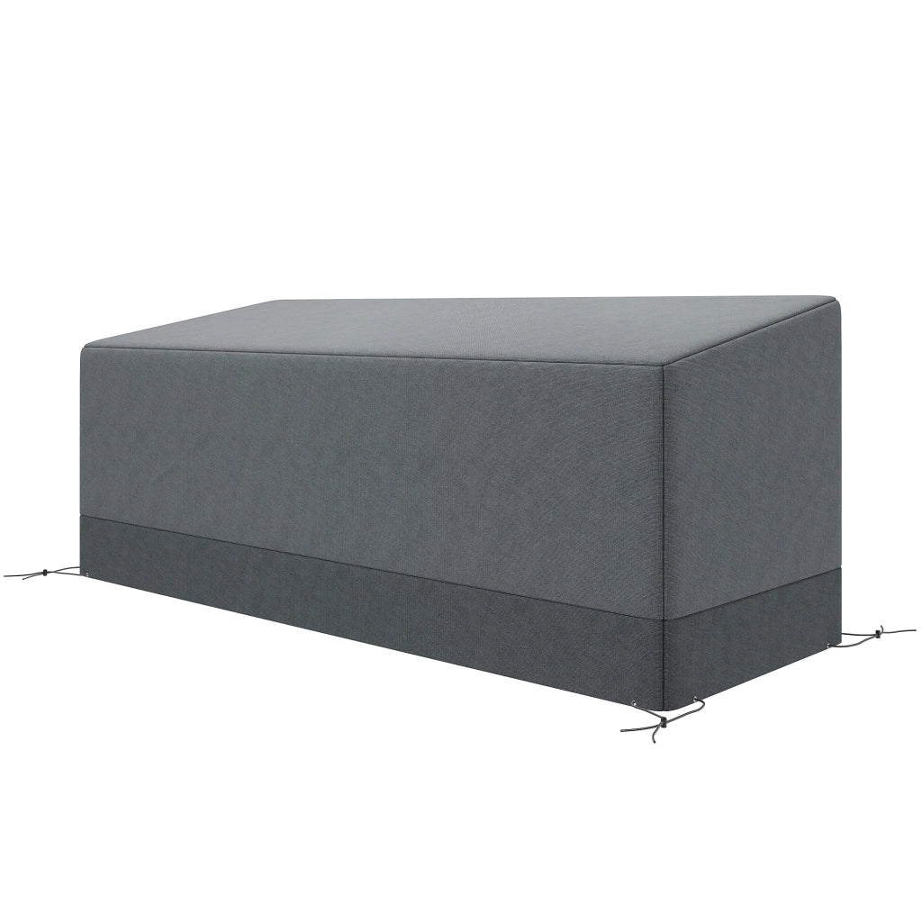 Copertura per Mobili da Giardino ¨C Minimal ¨C Grigio Chiaro 190.5x72x76cm