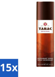 15 x Spray Deodorante Antitranspirante - 200 ml - Zona Schiena - Riduzione del Sudore - Profumo Maschile