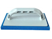 FRATTAZZO IN GOMMA MANICO IN PLASTICA Col. Blu (a grana fine) cm. 14x28