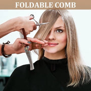 Mini-kam opvouwbaar in acciaio inossidabile per capelli e barba.