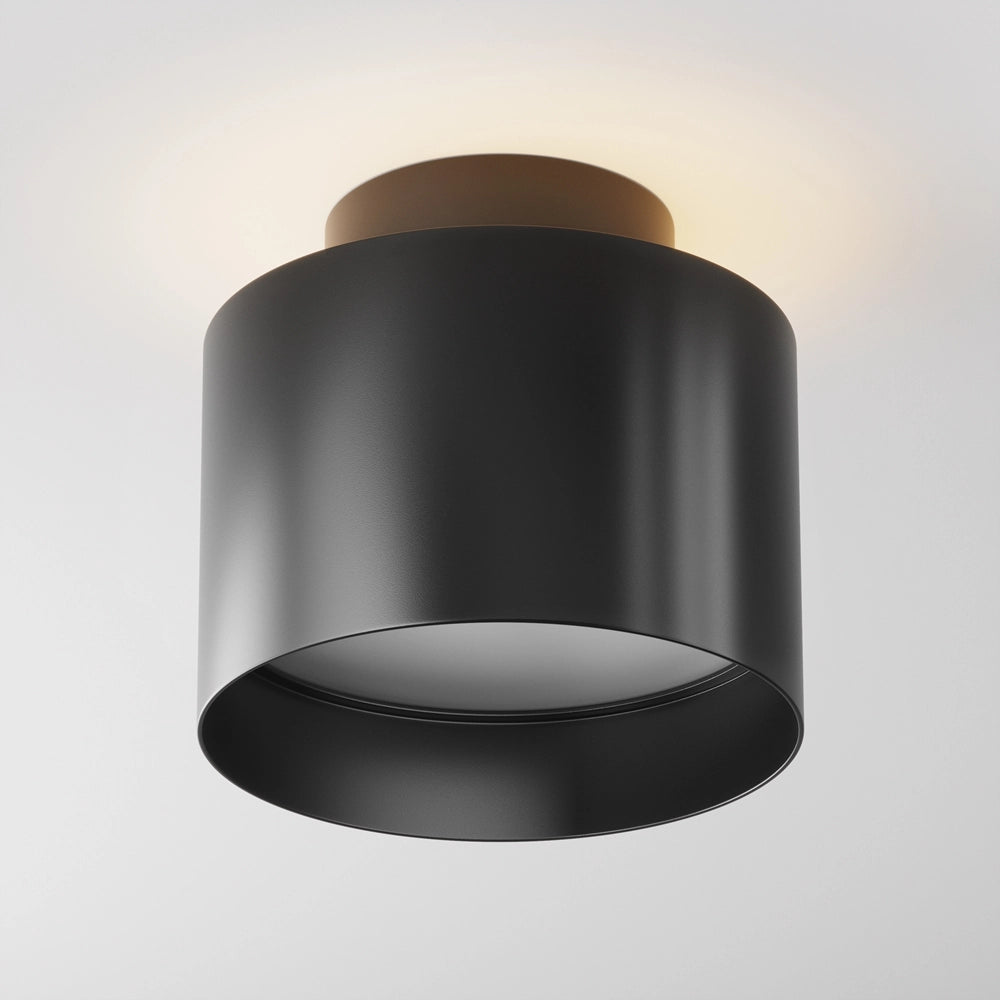 Plafoniera LED Maytoni Planet nera 12W 3000K 10cm