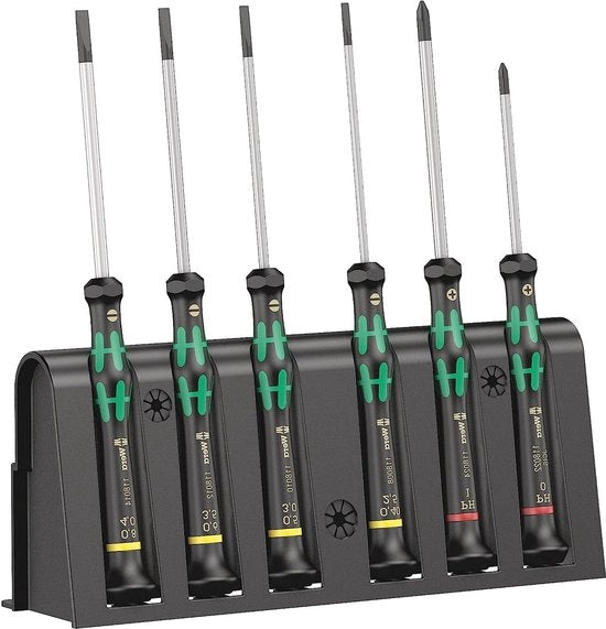 Set di chiavi a batteria elettronico 2035/6 B + rack 6-delicato - Incluso - Alta Qualità - 05118152001