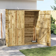 Rimessa Attrezzi da Giardino 163x50x171 cm in Pino Impregnato 46362