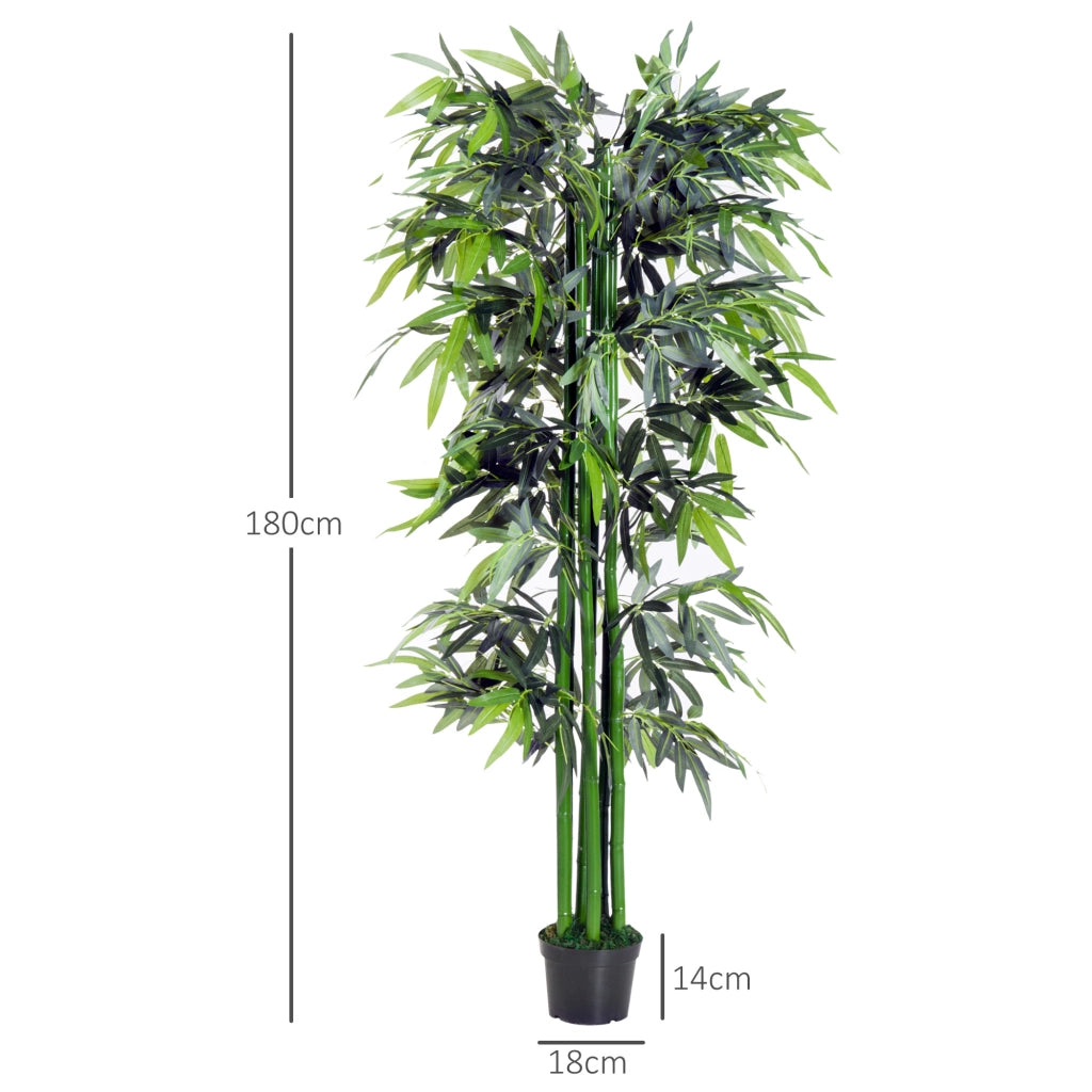 Pianta di Bamb¨´ Artificiale in Vaso da 180cm per Interni ed Esterni