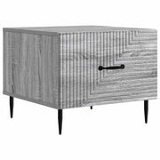 Tavolino da salotto con cassetto Grigio Sonoma 49 x 50 x 40 cm