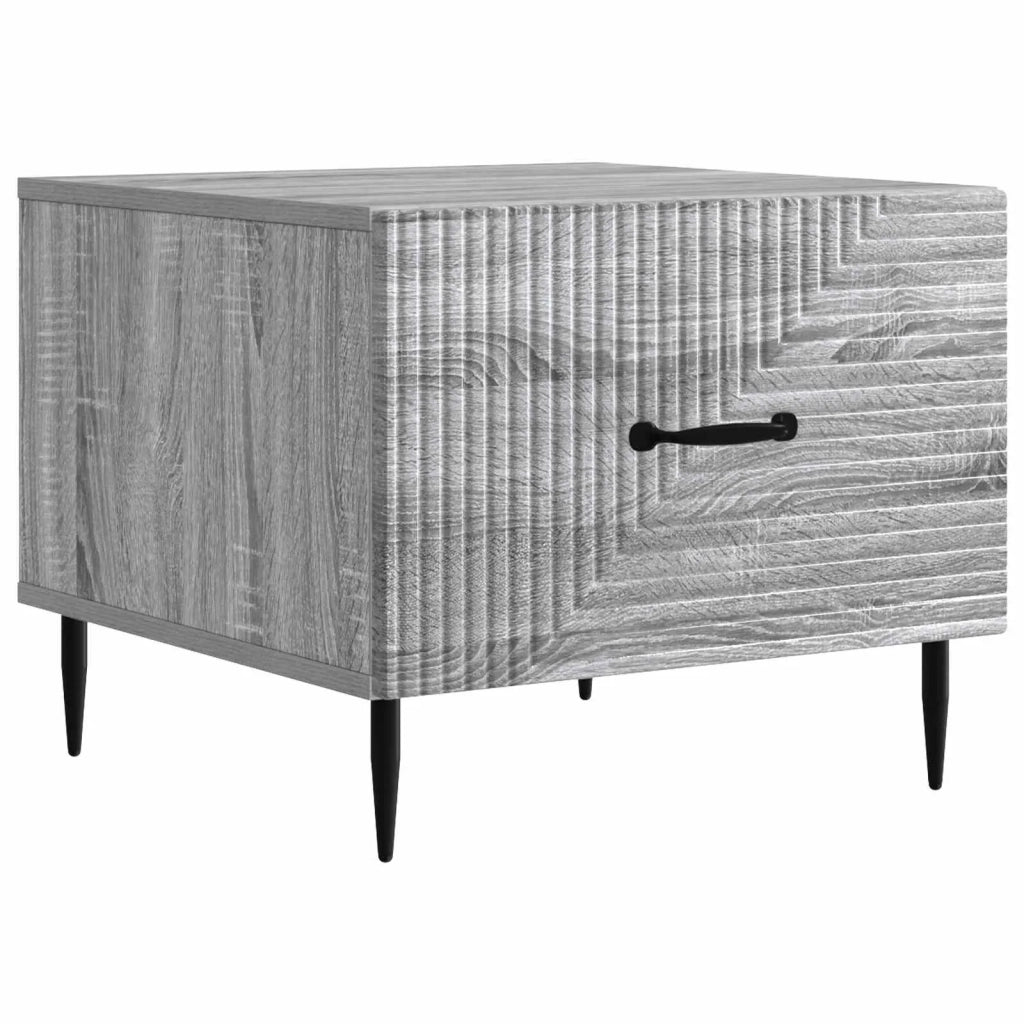 Tavolino da salotto con cassetto Grigio Sonoma 49 x 50 x 40 cm