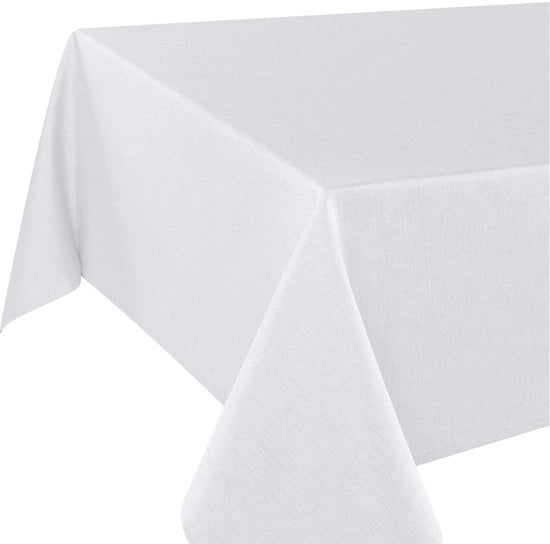 Tavolino VIENNA bianco Premium, resistente alla sporcizia, tutto l'anno, rettangolare 130x160 cm