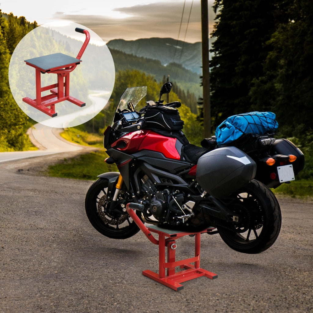 Cavalletto per Moto ¨C Minimal ¨C Rosso e Nero