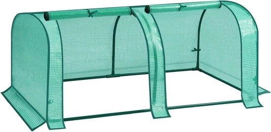 Serra di Protezione per Piante Verdi - 130 x 60 x 50 cm - Telaio Semi-Transparente in PE 130 g/m² - Impermeabile e Resistente alle Intemperie - Serra Multifunzionale per Piante
