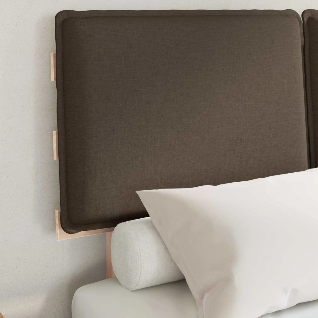 Letto con Testiera Rivestita Talpa 120 x 190 cm Pino massello 877297