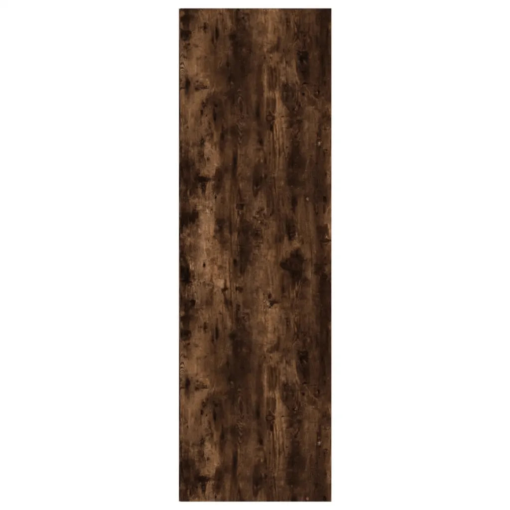 Libreria-Credenza-Armadietto Portaoggetti Rovere Fumo 66x30x98 cm in Legno Multistrato