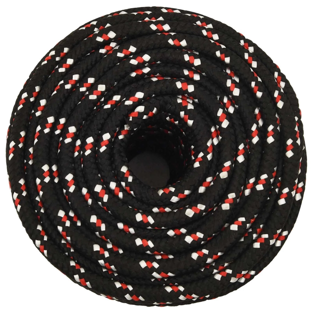 Corda multiuso 18 mm 25 m Nero e Rosso PP 3472826