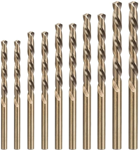 Set di 10 microbits HSS per forare acciaio inossidabile con diametro 30-50 mm