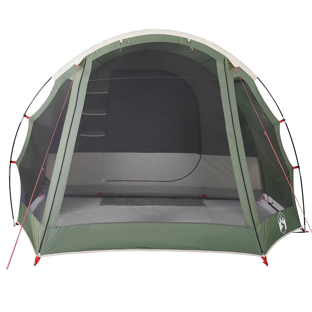 Tenda Familiare a Tunnel per 8 Persone Verde Impermeabile 94734