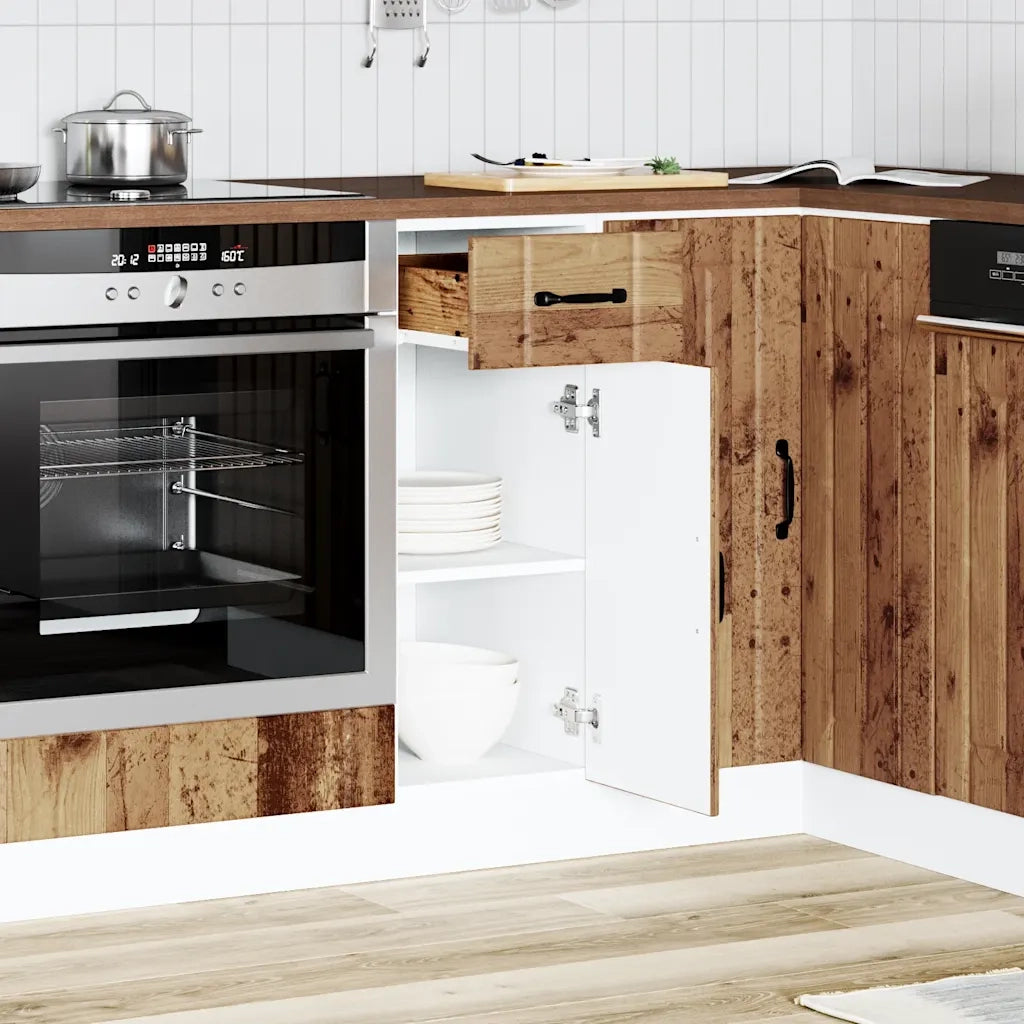 Base da Cucina-Mobile Base da Cucina Lucca Legno Antico in Legno Multistrato 532515