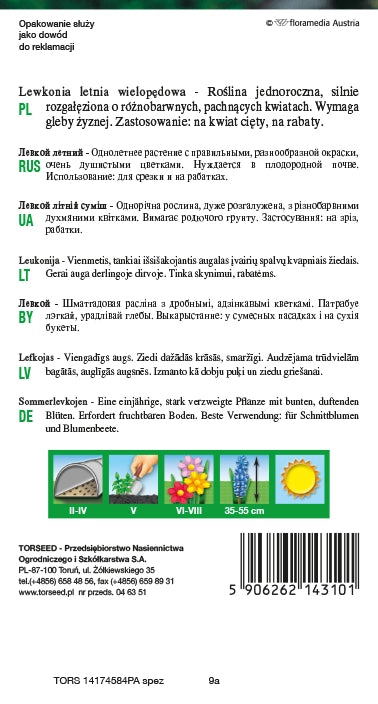 Levonia multistelo - Matthiola incana annua mix 1g