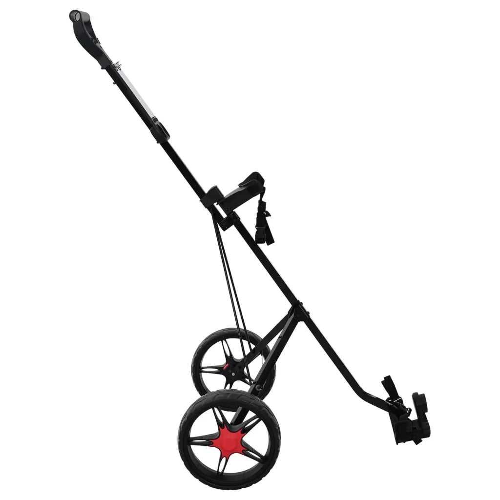 Carrello da golf Nero 66 x 65 x 112 cm Ferro CFW5267414